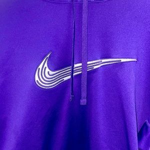 Purple Nike sports Hoodie